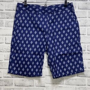 Alice Hope 10” Diamond Pattern Bermuda Shorts 10